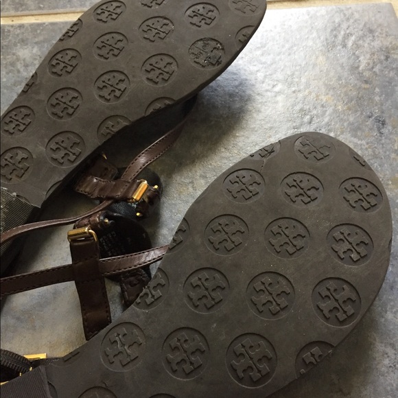 SOLD Tory Burch Leather Sandals 7 - Picture 6 of 7
